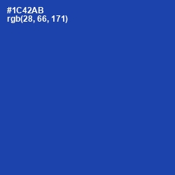 #1C42AB - Tory Blue Color Image