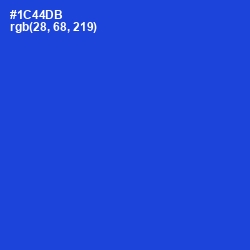 #1C44DB - Mariner Color Image