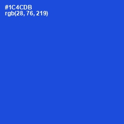 #1C4CDB - Mariner Color Image