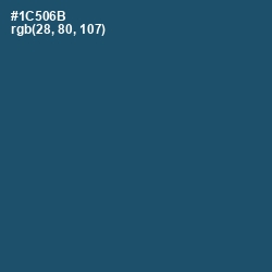 #1C506B - Chathams Blue Color Image