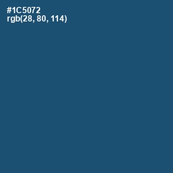 #1C5072 - Chathams Blue Color Image