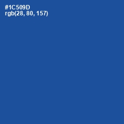 #1C509D - Congress Blue Color Image