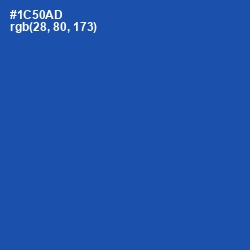 #1C50AD - Tory Blue Color Image