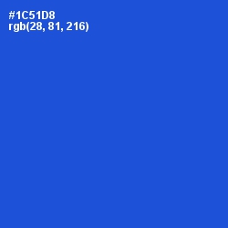 #1C51D8 - Mariner Color Image