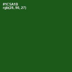 #1C5A1B - Parsley Color Image