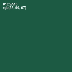 #1C5A43 - Eden Color Image