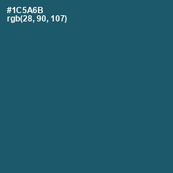 #1C5A6B - Blumine Color Image