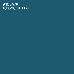 #1C5A70 - Blumine Color Image