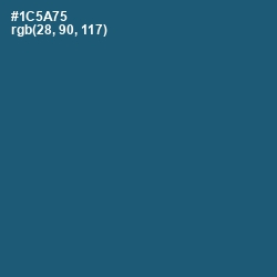 #1C5A75 - Blumine Color Image