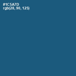 #1C5A7D - Blumine Color Image