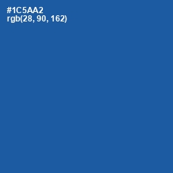 #1C5AA2 - Fun Blue Color Image