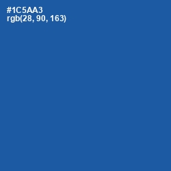 #1C5AA3 - Fun Blue Color Image