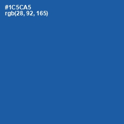 #1C5CA5 - Fun Blue Color Image