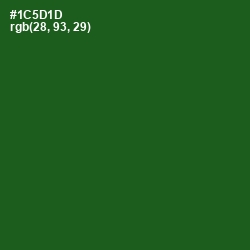 #1C5D1D - Parsley Color Image