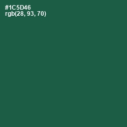 #1C5D46 - Eden Color Image