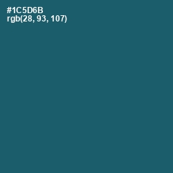 #1C5D6B - Blumine Color Image