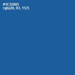 #1C5D9D - Venice Blue Color Image