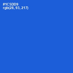 #1C5DD9 - Mariner Color Image