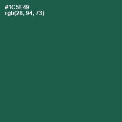 #1C5E49 - Eden Color Image