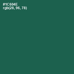 #1C604E - Green Pea Color Image