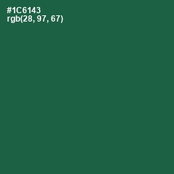 #1C6143 - Green Pea Color Image