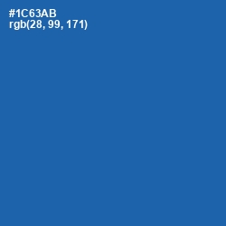 #1C63AB - Denim Color Image