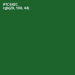 #1C642C - Fun Green Color Image