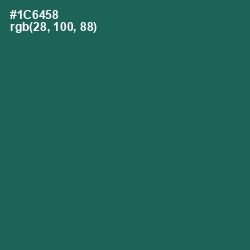 #1C6458 - Green Pea Color Image