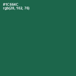 #1C664C - Green Pea Color Image