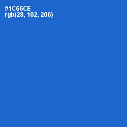 #1C66CE - Science Blue Color Image