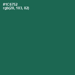 #1C6752 - Green Pea Color Image