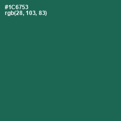 #1C6753 - Green Pea Color Image