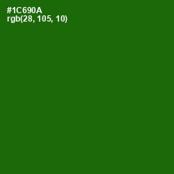 #1C690A - Japanese Laurel Color Image