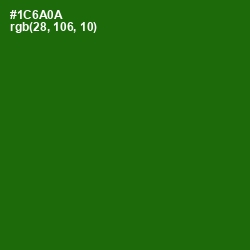 #1C6A0A - Japanese Laurel Color Image