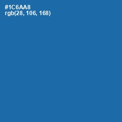 #1C6AA8 - Denim Color Image