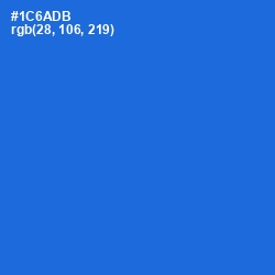 #1C6ADB - Science Blue Color Image