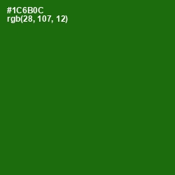 #1C6B0C - Japanese Laurel Color Image