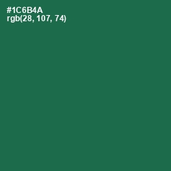 #1C6B4A - Green Pea Color Image