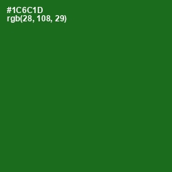 #1C6C1D - Japanese Laurel Color Image