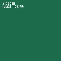 #1C6C4B - Green Pea Color Image