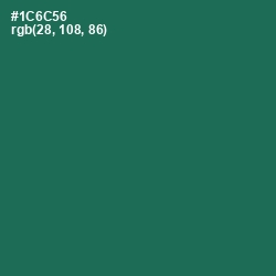 #1C6C56 - Green Pea Color Image