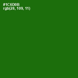 #1C6D0B - Japanese Laurel Color Image