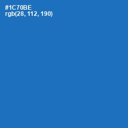 #1C70BE - Denim Color Image