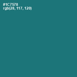 #1C7578 - Elm Color Image
