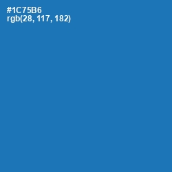 #1C75B6 - Denim Color Image