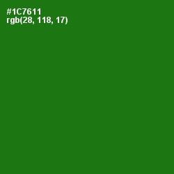 #1C7611 - Japanese Laurel Color Image