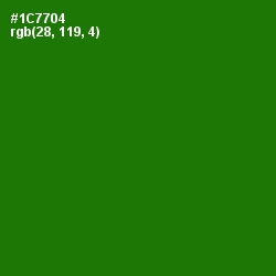 #1C7704 - Japanese Laurel Color Image