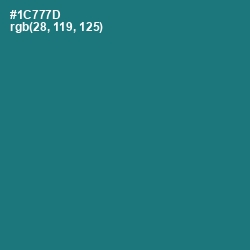 #1C777D - Elm Color Image