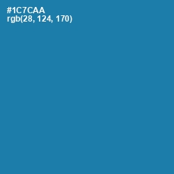 #1C7CAA - Deep Cerulean Color Image