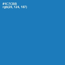 #1C7CBB - Denim Color Image